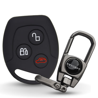 Ford Silicone Key Cover with Keychain (Type K2)