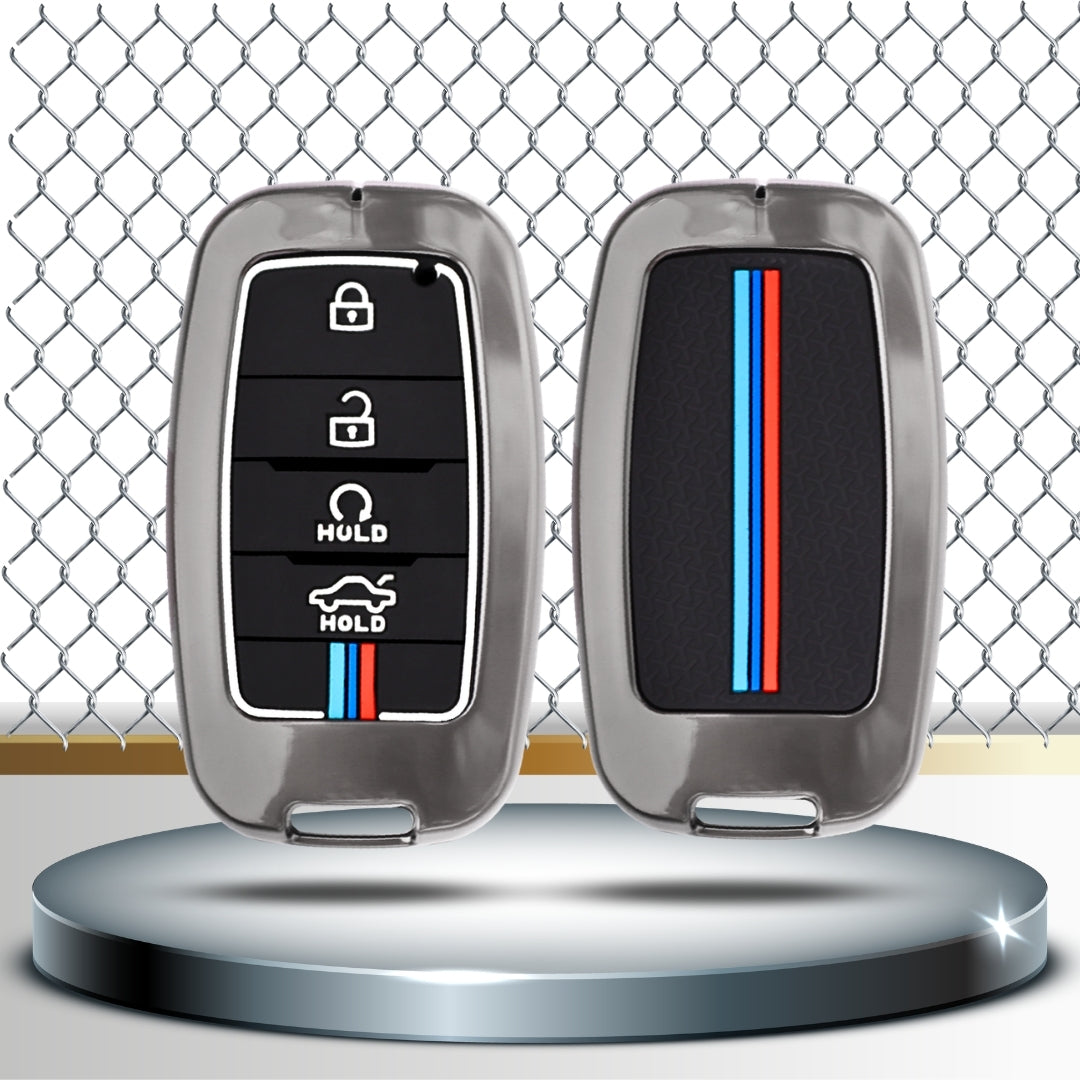Metal Alloy Key Cover with keychain (Type M2)