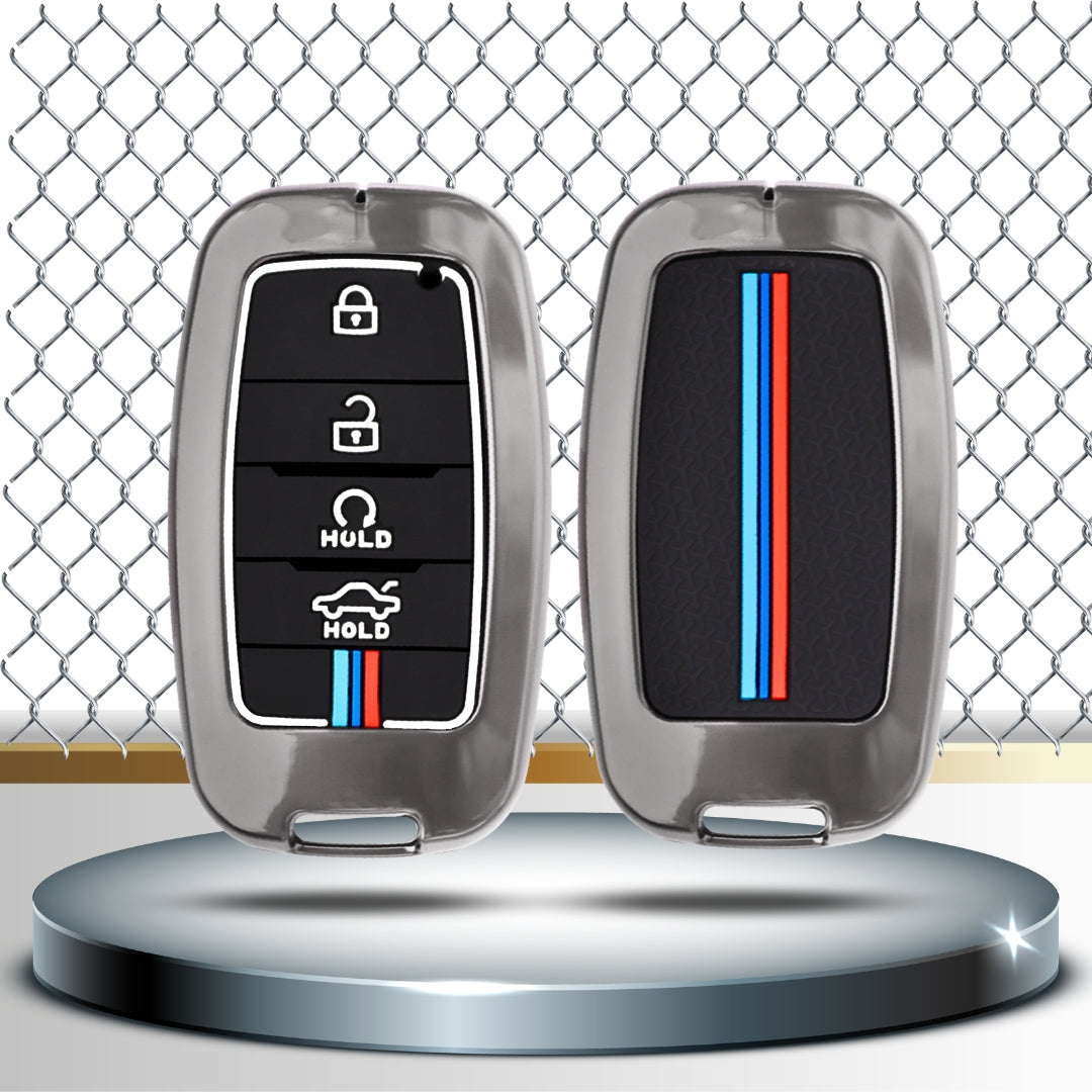 Metal Alloy Key Cover with keychain (Type M2)