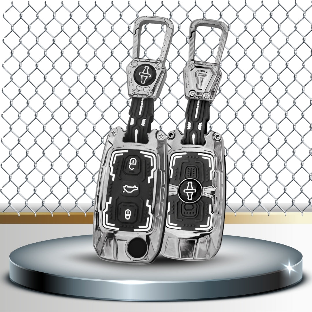 Keycept Metal Armor Key Cover with Keychain.(Type M4)