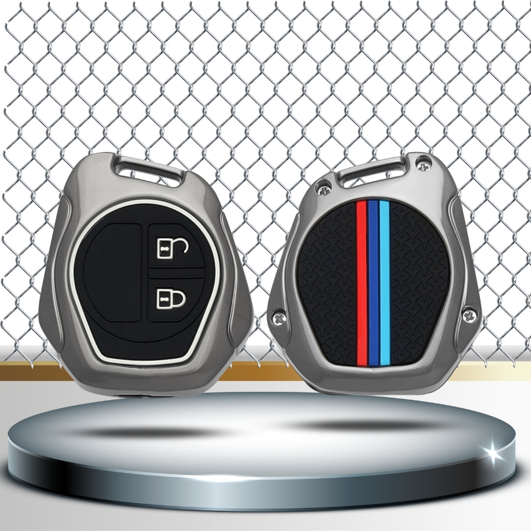 Suzuki Metal Key Cover with Keychain (Type M2)