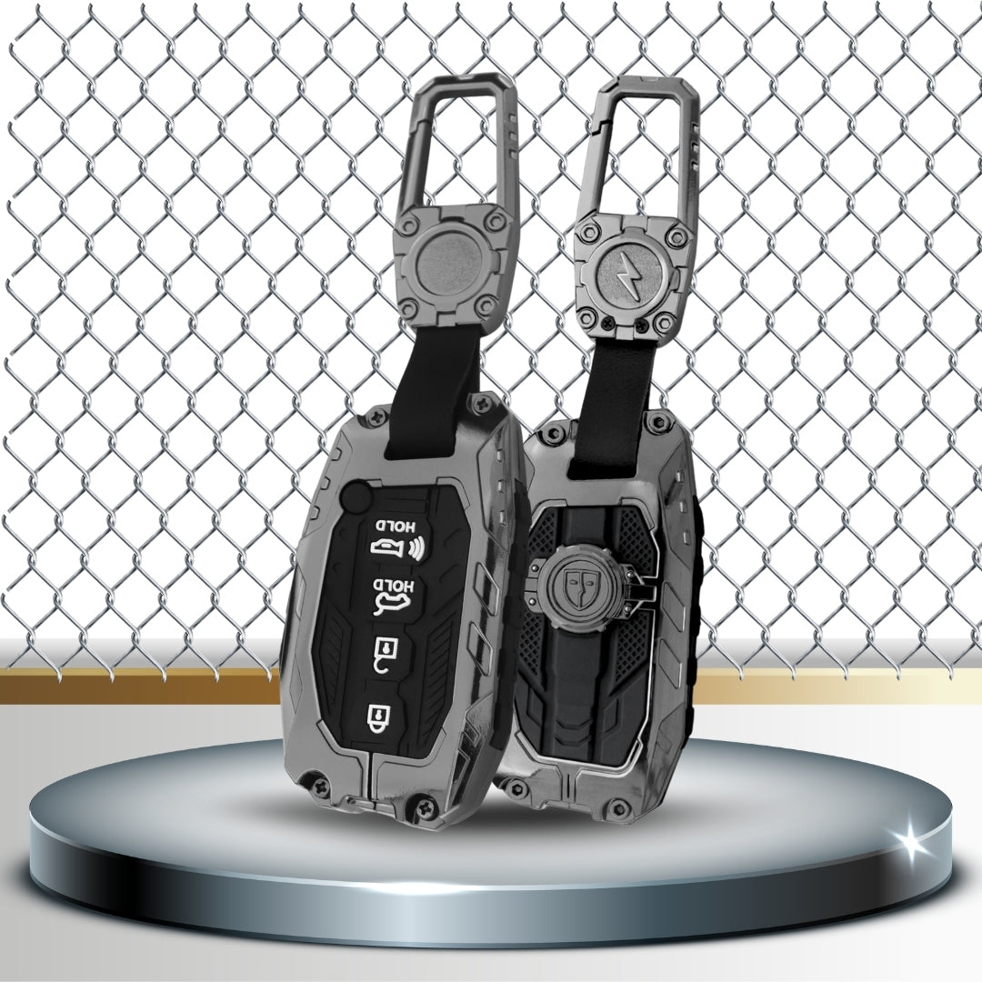 Hyundai Metal Mecha Key Cover with Keychain (Type M3)