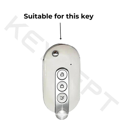 MG Gold Line TPU Car Key Cover with Keychain