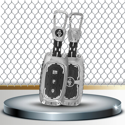 KEYCEPT Metal Armor Key Cover with Keychain.(Type M4)