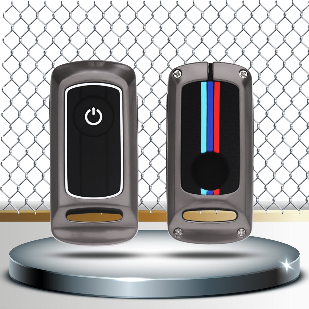 Keycept Metal Alloy Car Key Cover for Yamaha Aerox key with keychain (Type M2)