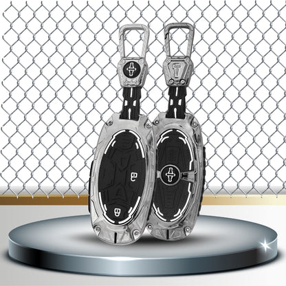 Keycept Metal Armor Key Cover with Keychain.(Type M4)