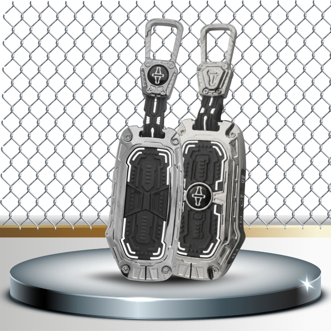 Keycept Metal Armor Key Cover with Keychain .(Type M4)