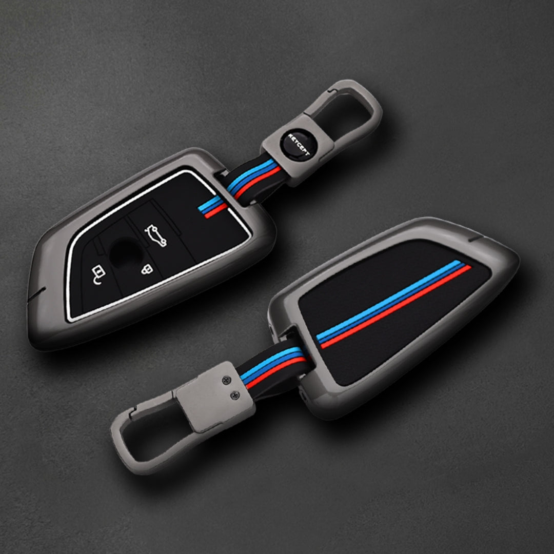 BMW Metal Key Cover with Keychain (Type M1).