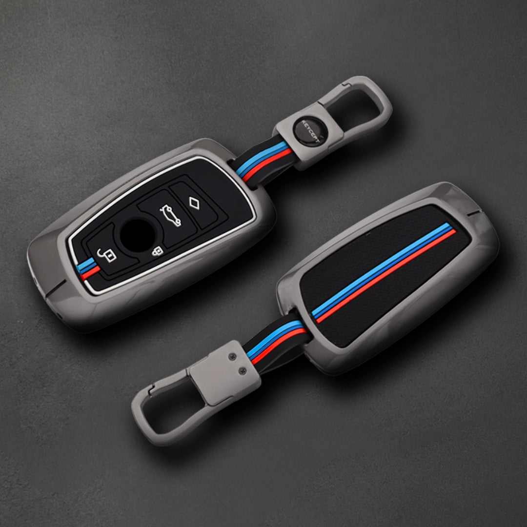 BMW Metal Key Cover with Keychain (Type M1).