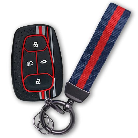 TriStar Silicone Key Cover with Keychain 7.