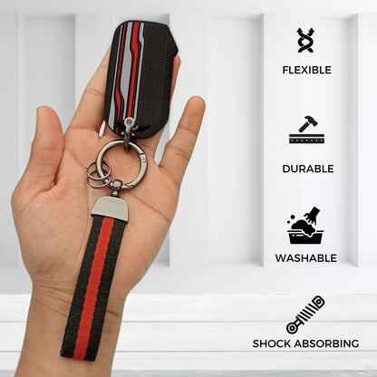 Kia TriStar Silicone Key Cover with Keychain