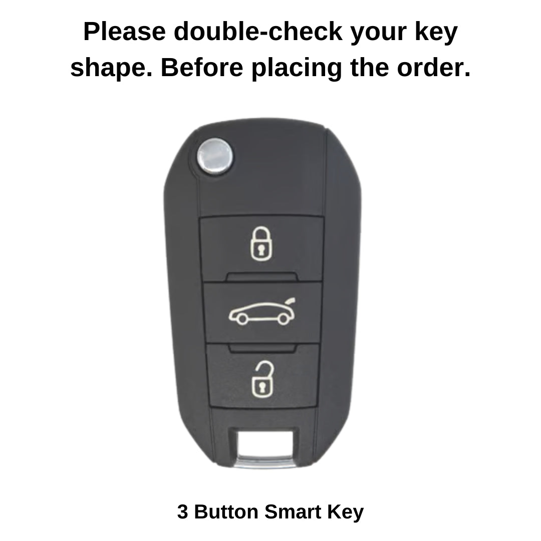 Keycept Metal Silicone car key cover With Keychain.(Type M1)