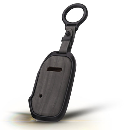 Kia Noir Wood Car Key Cover with Keychain (Type M8)