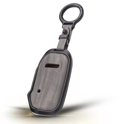Kia Noir Wood Car Key Cover with Keychain (Type M8)