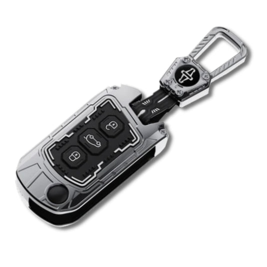 Mahindra Metal Armor Key Cover with keychain (Type M4)