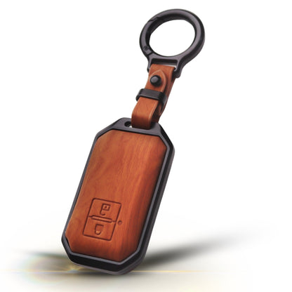Suzuki Noir Wood Car Key Cover with Keychain (Type M8)