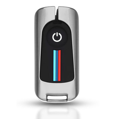 Keycept Metal Alloy Car Key Cover for Yamaha Aerox key with keychain (Type M1)