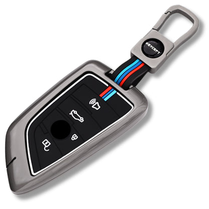 BMW Metal Key Cover with Keychain (Type M1).