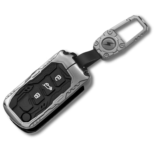 Mahindra Metal Mecha Key Cover with keychain (Type M3)