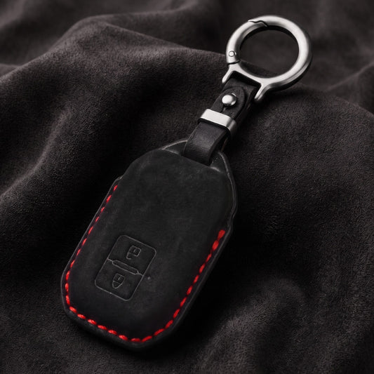 Suzuki Alcantara Crest Car Key Cover with Keychain (Type K10)