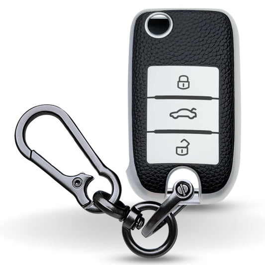 MG TPU Leather Key Cover with Keychain (Type 1)