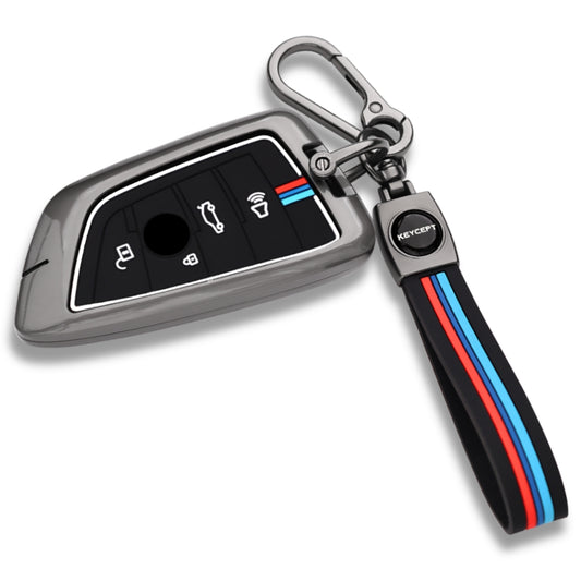 BMW Metal Key Cover with Keychain (Type M2)