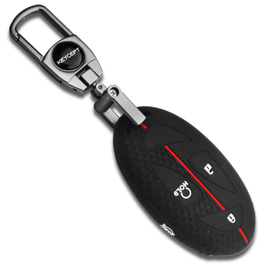 Hyundai Silicone Key Cover with Keychain (Type K2)