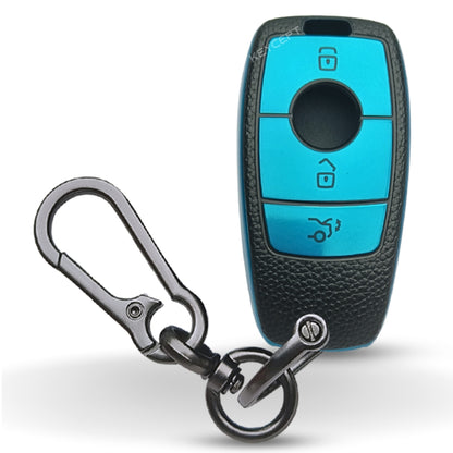 Mercedes Benz TPU Leather Key Cover with Keychain. (Type 1)