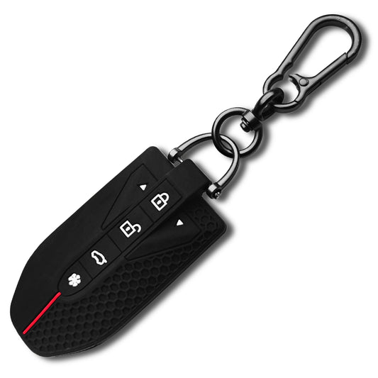 Mahindra Silicone key cover with Keychain. (Type 1)