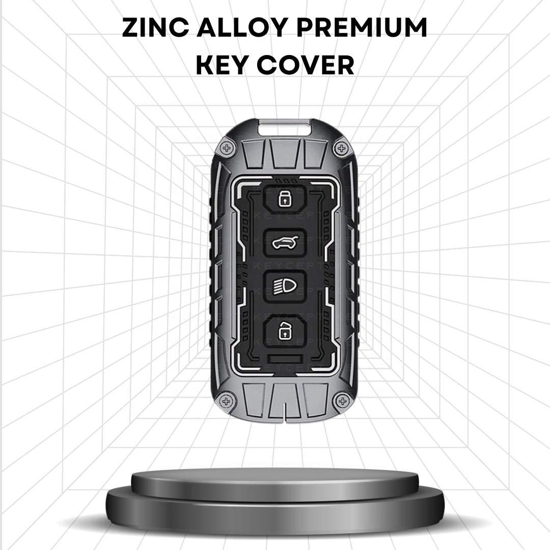 Tata Metal Armor Key Cover with Keychain (Type M4)