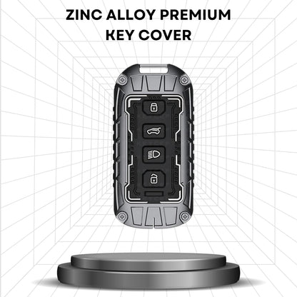 Tata Metal Armor Key Cover with Keychain (Type M4)