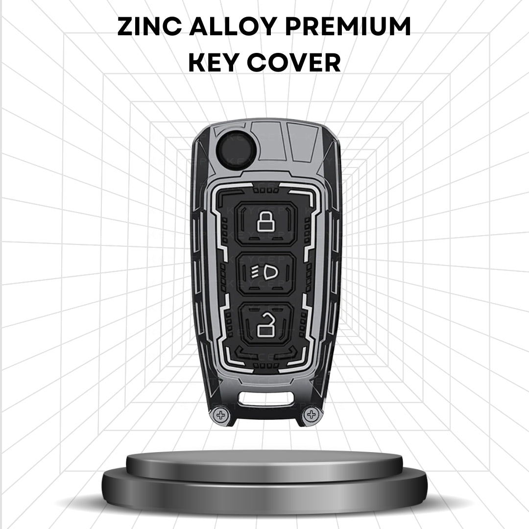 Tata Metal Armor Key Cover with Keychain (Type M4)