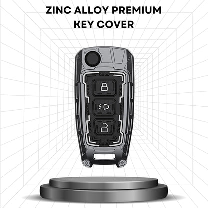 Tata Metal Armor Key Cover with Keychain (Type M4)
