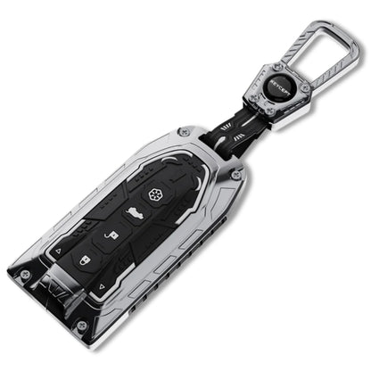 Mahindra Metal Armor Car Key Cover with Keychain (Type M4)