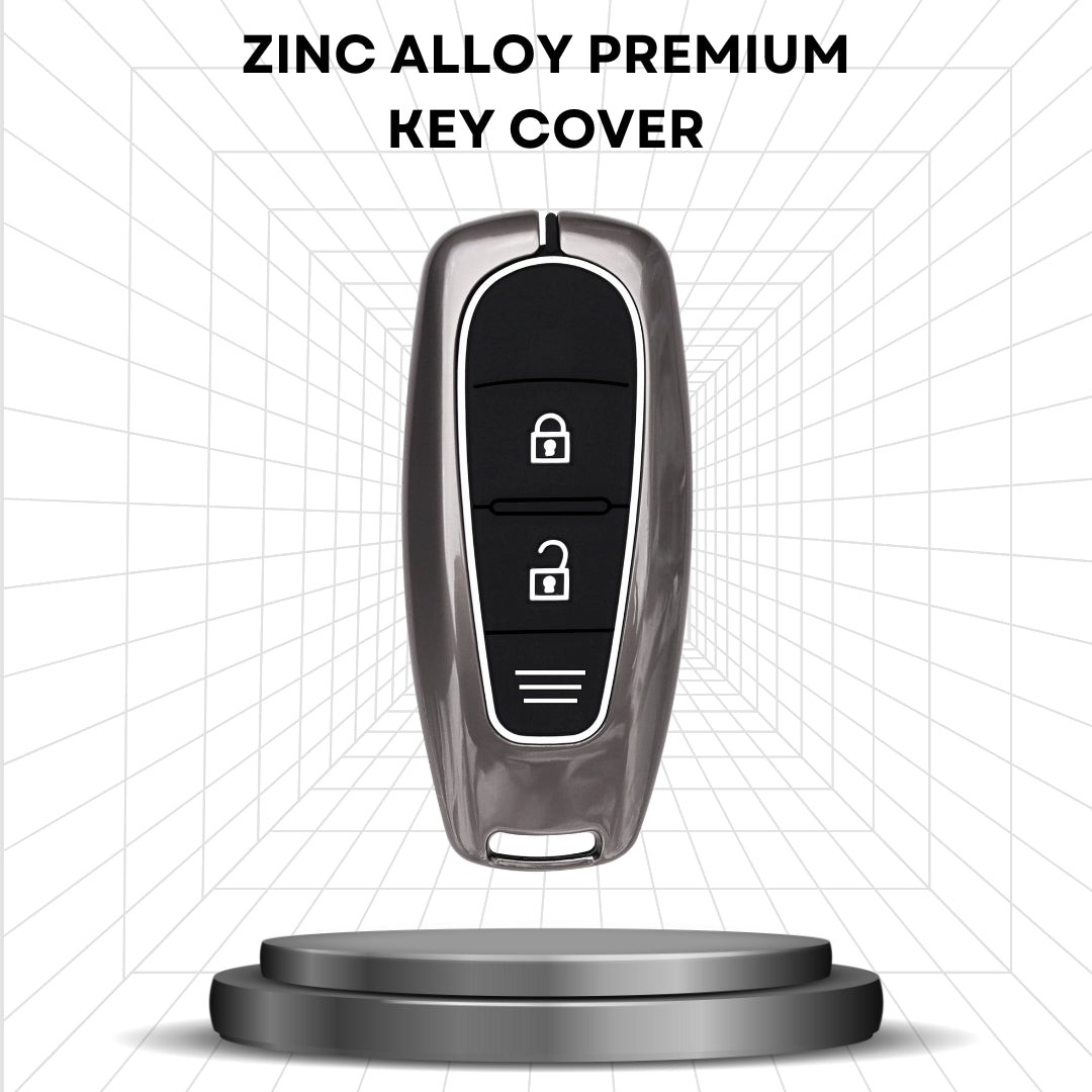 Suzuki Metal Alloy Key Cover with Keychain (Type M1)