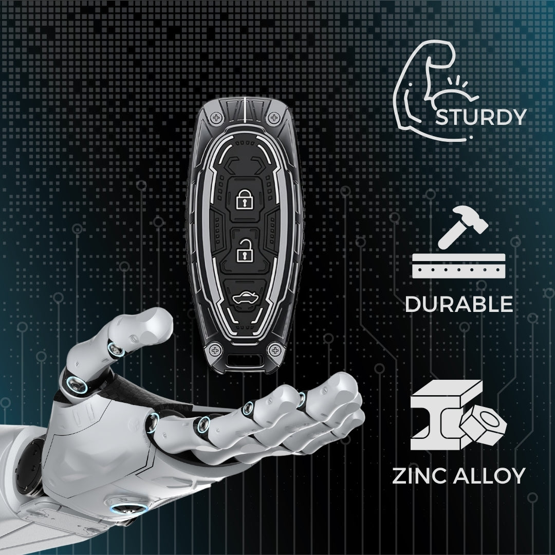 Suzuki Metal Armor Smart Key Cover with keychain (Type M4)