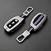 Keycept Metal Alloy Car Key Cover for Hyundai Grand i10 NIOS Asta, Venue, i20, Aura, Creta, Elantra - 3 Button Smart Key Cover with Keychain (Type M1)