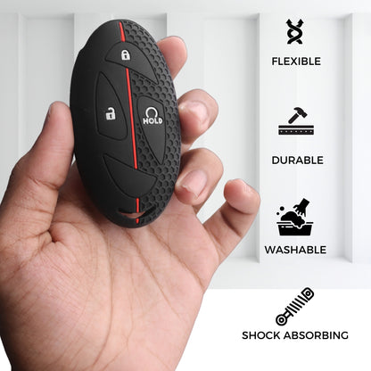 Hyundai Silicone Key Cover with Keychain (Type K1)