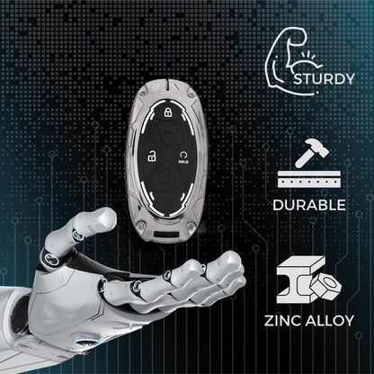 Keycept Metal Armor Key Cover with Keychain.(Type M4)