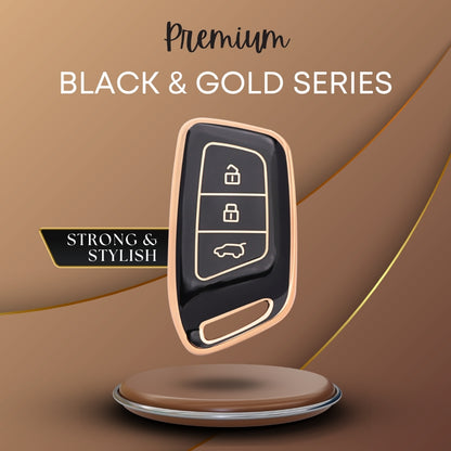 MG Gold Line TPU Key Cover with Keychain