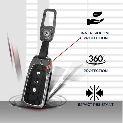 Tata Metal Mecha Key Cover With Keychain (Type M3)