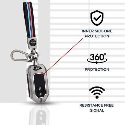 Suzuki Metal Keycover With KeyChain (Type M2)