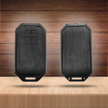 Suzuki Noir Wood Car Key Cover with Keychain (Type M8)