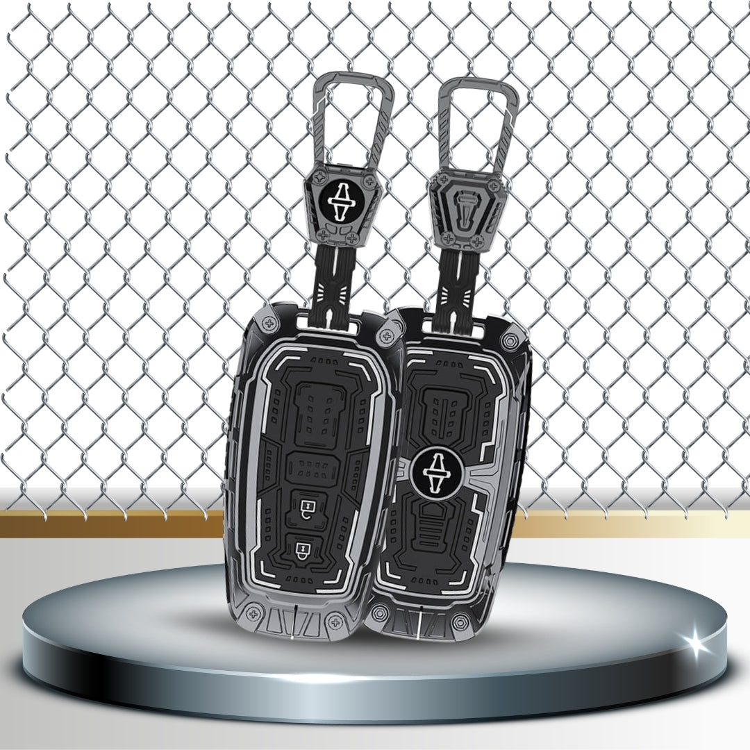 Toyota Metal Armor Key Cover with Keychain (Type M4)