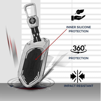Keycept Metal Armor Key Cover with Keychain.(Type M4)