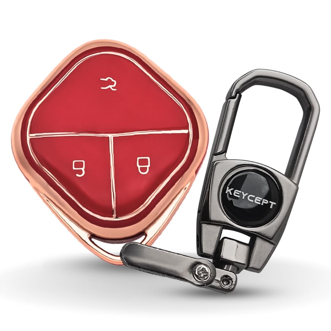 MG Gold Line TPU Key Cover with Keychain (Type 2)