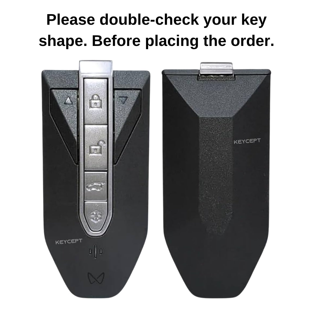 Mahindra Metal Armor key cover with Keychain  (Type M4)