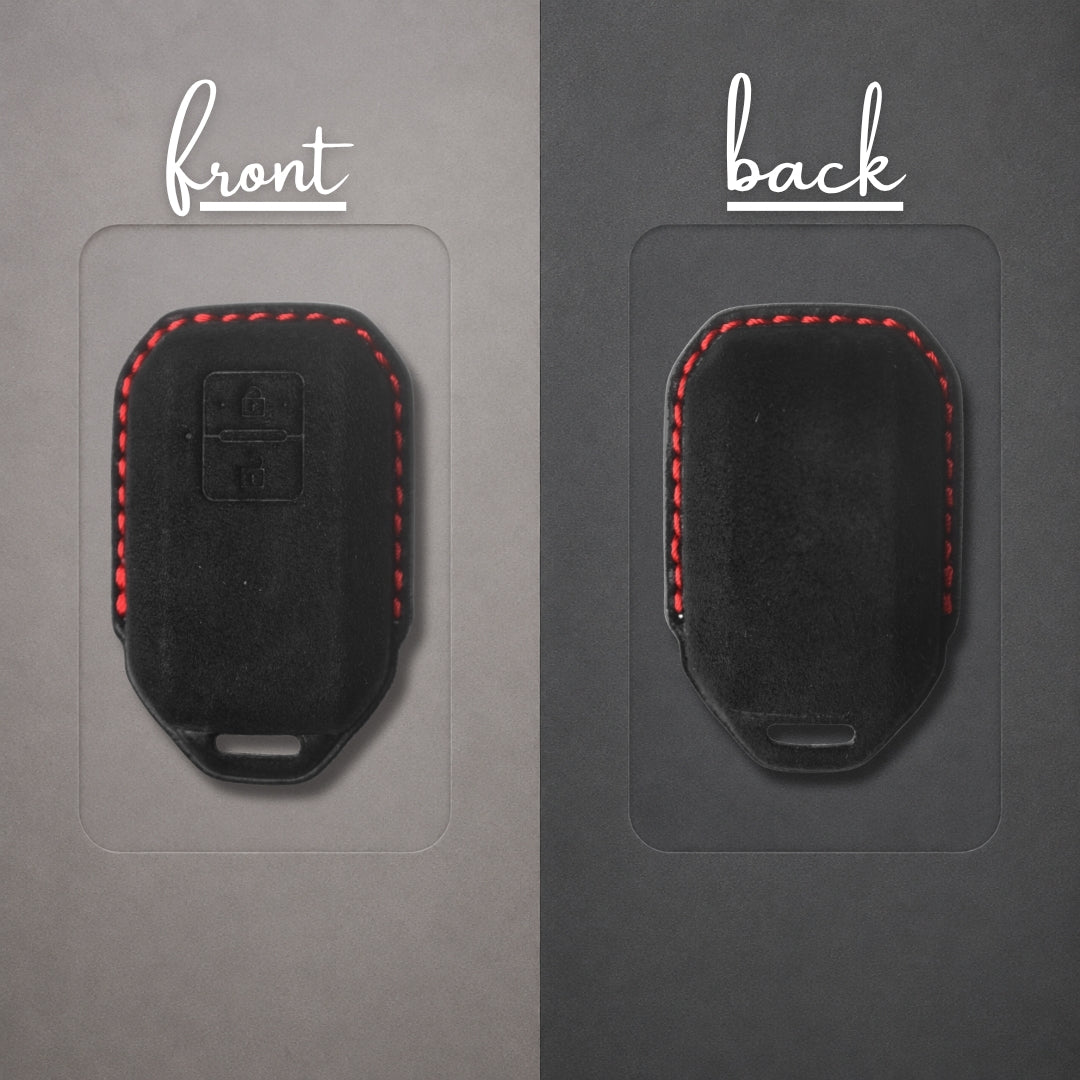 Suzuki Alcantara Crest Car Key Cover with Keychain (Type K10)