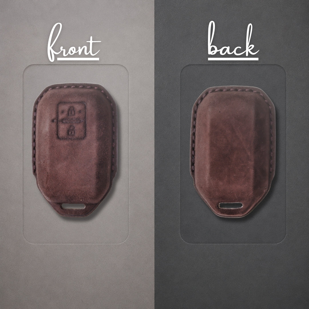 Suzuki Alcantara Crest Car Key Cover with Keychain (Type K10)