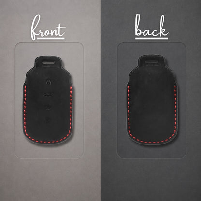 Tata Alcantara Crest Car Key Cover with Keychain (Type K10)